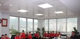 Yağlıdere Karate Spor Kulübü'nden Başkan İbaş'a Ziyaret