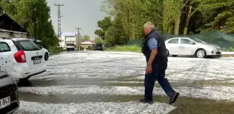 Kars'ta Sağanak ve Dolu Etkili Oldu