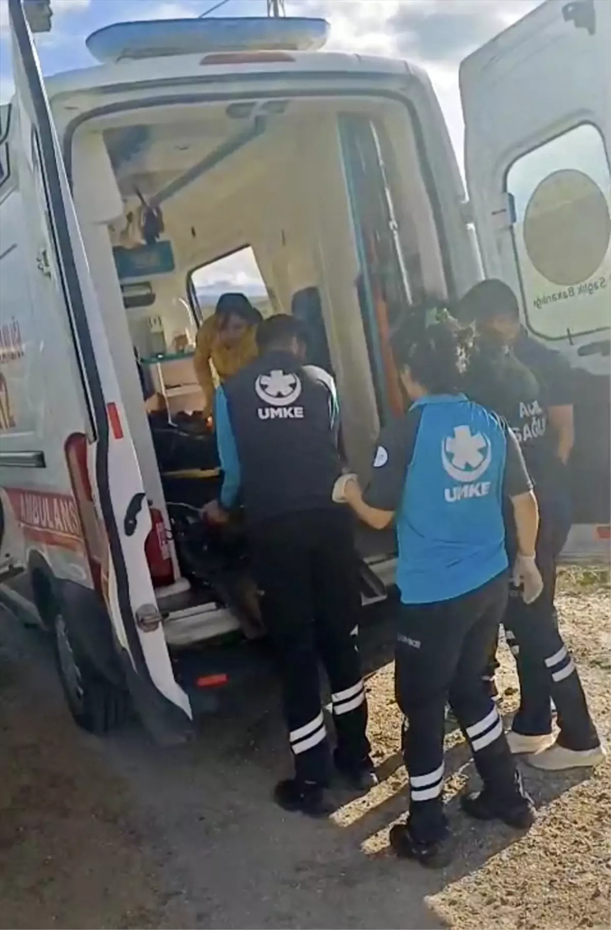 Yaylada Düşen Çoban Hastaneye Kaldırıldı