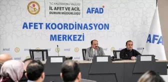 Kastamonu'da Bölgesel Deprem Tatbikatı Hazırlıkları Değerlendirildi