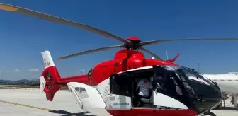 Kastamonu'da Trafik Kazası Geçiren Hasta Ambulans Helikopterle Ankara'ya Sevk Edildi