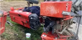 Kastamonu'da Devrilen Traktörün Sürücüsü Ağır Yaralandı