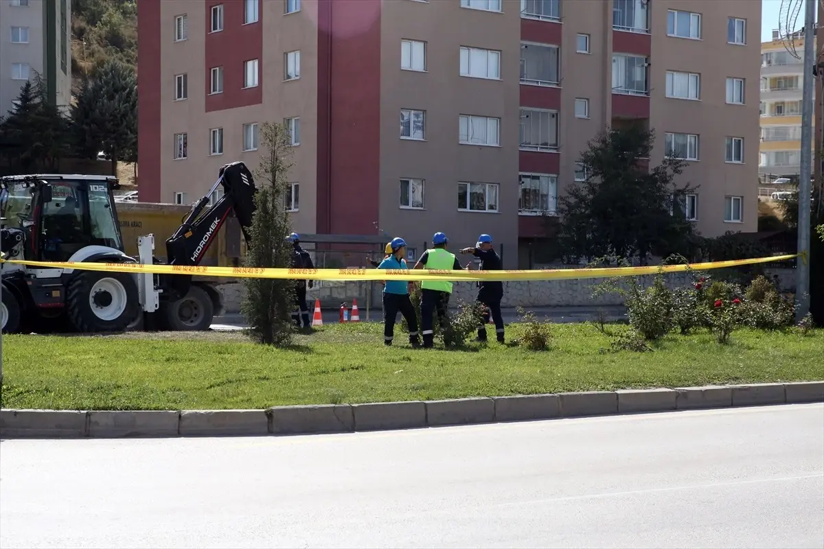 Kastamonu'da Altyapı Çalışması Sırasında Doğal Gaz Borusu Delindi