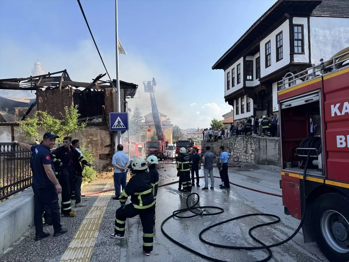 Kastamonu'da Metru K Binada Yangın Çıktı