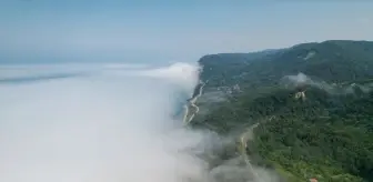 Kastamonu'nun Abana İlçesinde Sis Görüntülendi