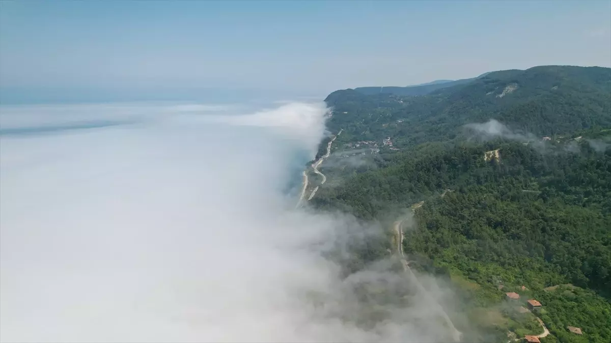 Kastamonu'nun Abana İlçesinde Sis Görüntülendi