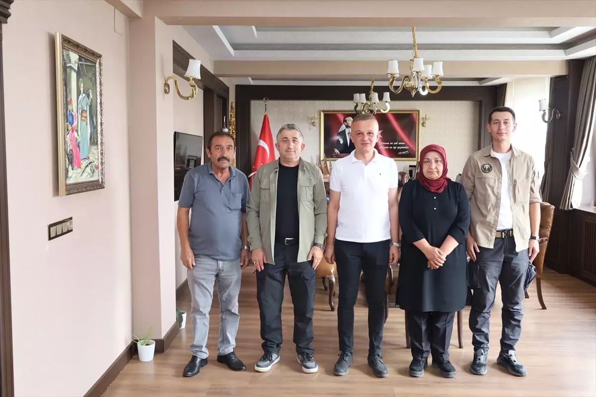 Kaymakam Erkan Minuz, Orta'dan Ağrı'ya Veda Etti