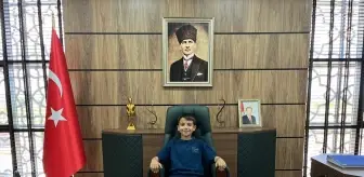 Öğrenci Ömer Sedat Güler, Kaymakam Altınpınar'ı Ziyaret Etti