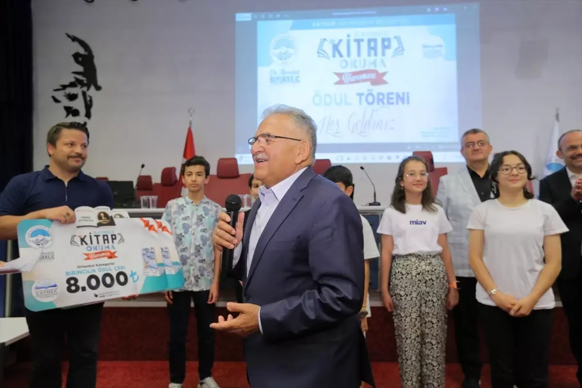 Kayseri'de 4. Kitap Okuma Yarışması Ödül Töreni Gerçekleştirildi
