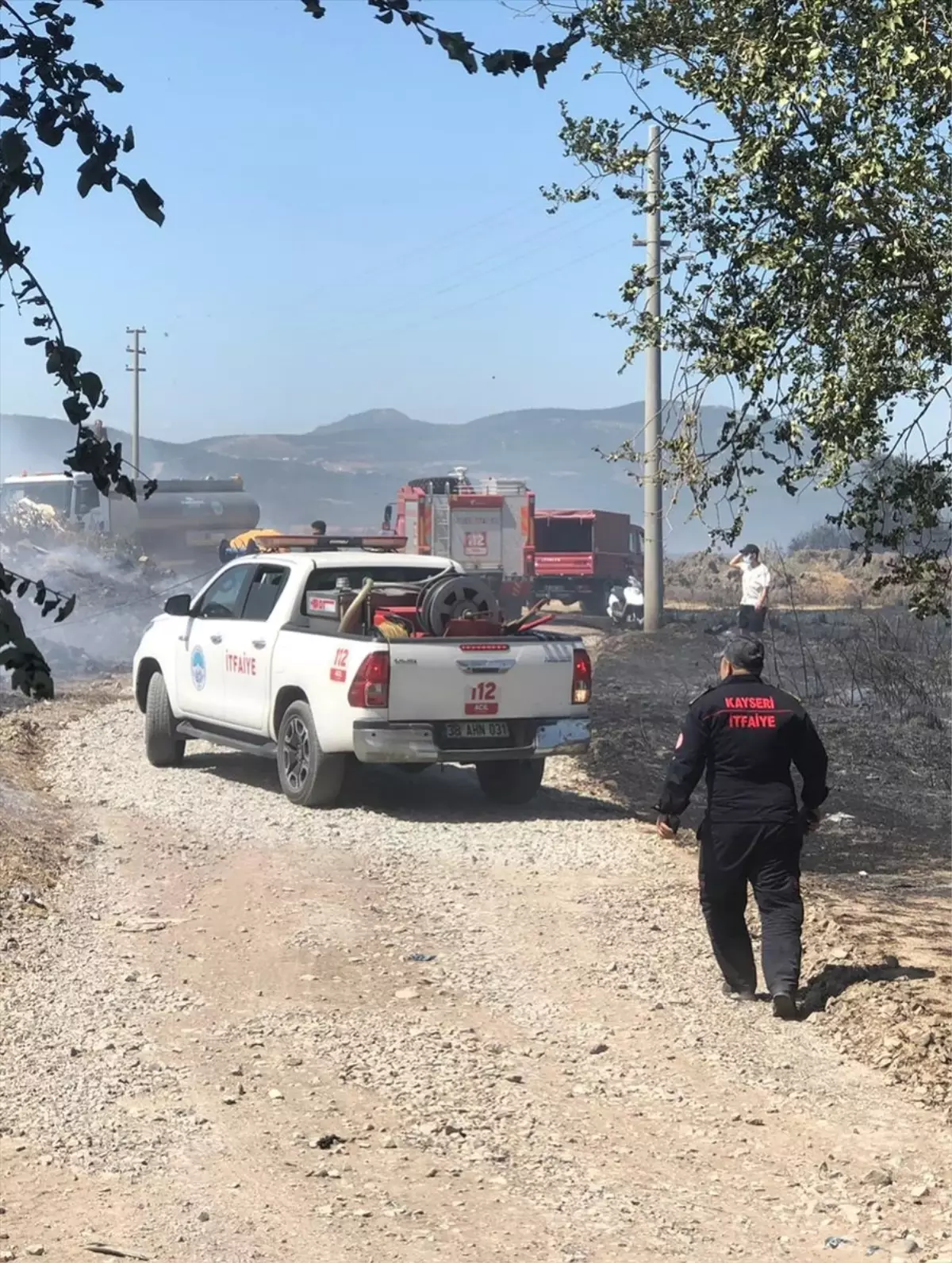 Kayseri İtfaiye Ekibi Manisa'daki Orman Yangınına Destek İçin Gönderildi
