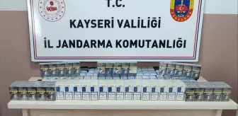 Kayseri'de Jandarmadan Kaçak Sigara Operasyonu