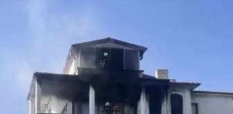 Kayseri'de Villada Yangın