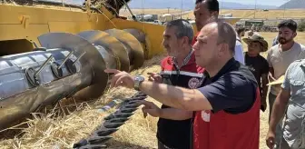 Kayseri'de Hububat Hasadı Denetimleri Sürüyor