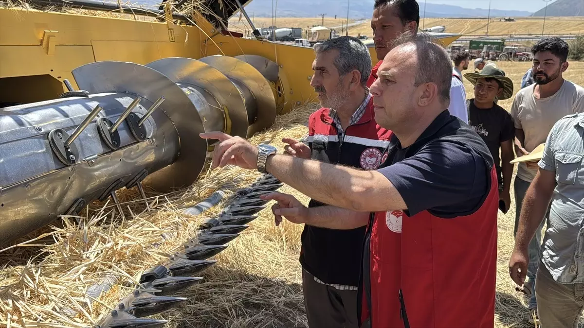 Kayseri'de Hububat Hasadı Denetimleri Sürüyor
