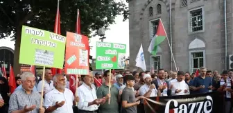 Kayseri'de Filistin İçin Protesto Gösterisi