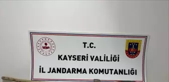 Kayseri'de Kaçak Kazı Yapan İki Şüpheli Suçüstü Yakalandı