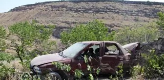Kayseri'de Otomobil Bahçeye Düştü: Sürücü Yaralandı