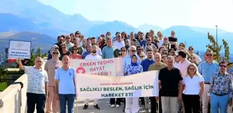 Kayseri'de 'Sağlıklı Yaşam Yürüyüşü' düzenlendi