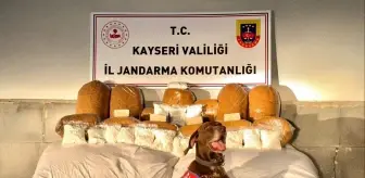 Kayseri'de Yolcu Otobüsünde 450 Kilogram Kaçak Tütün Ele Geçirildi