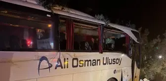Kayseri'de Otobüs Kazası: 1 Ölü, 13 Yaralı