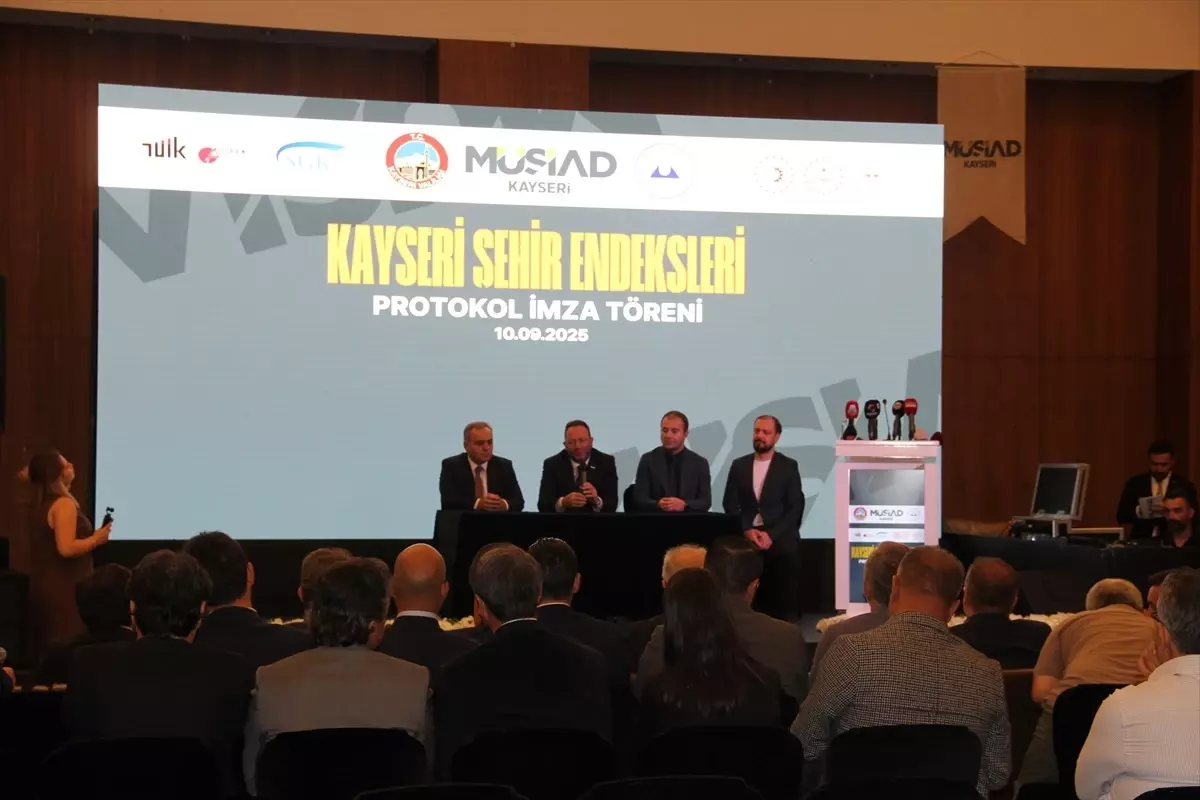 Kayseri Şehir Endeksleri Projesi Protokolü İmzalandı