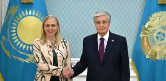 Kazakistan Cumhurbaşkanı Tokayev, AGİT Dönem Başkanı Valtonen'i Kabul Etti