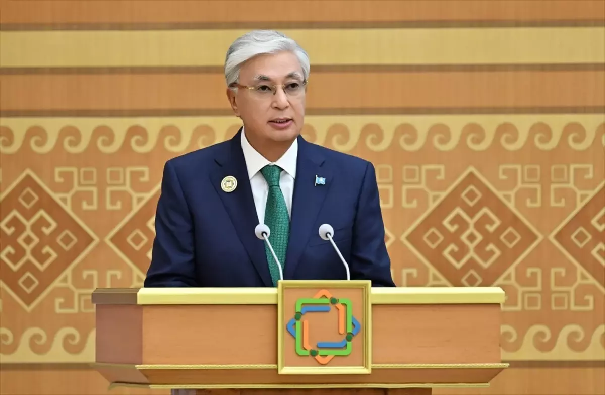 Tokayev: Denize Kıyısı Olmayan Ülkelerin Ulaşım Sorunlarına Dikkat Çekti
