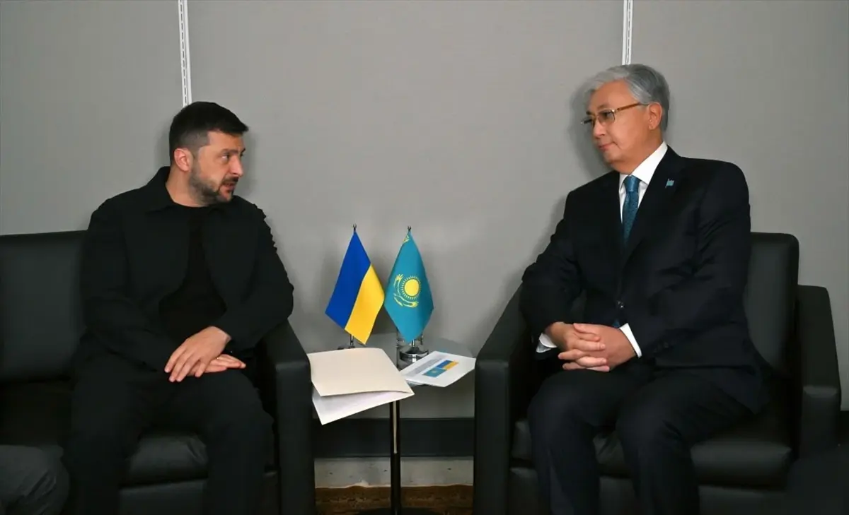 Tokayev ve Zelenskiy, ABD'de Bir Araya Geldi