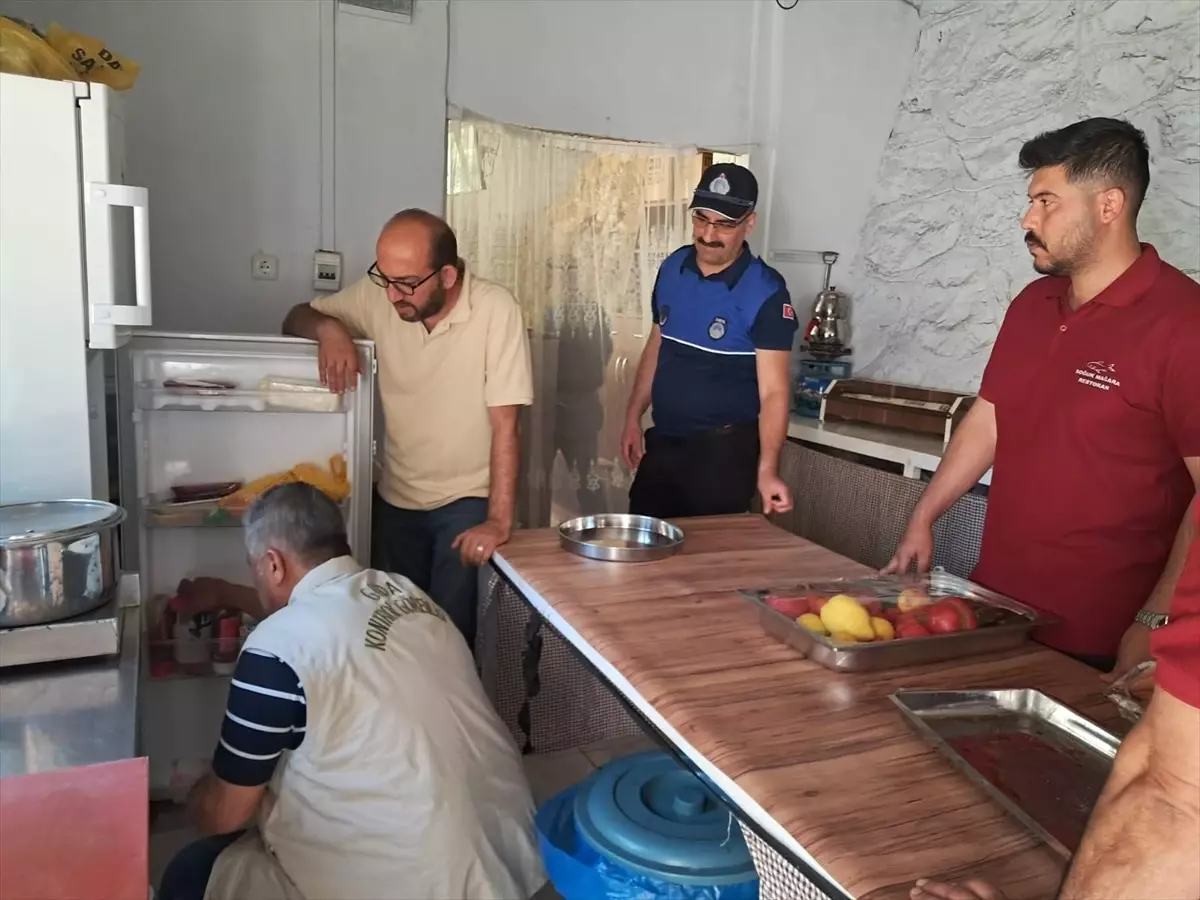 Elazığ Keban'da Gıda Denetimi Yapıldı