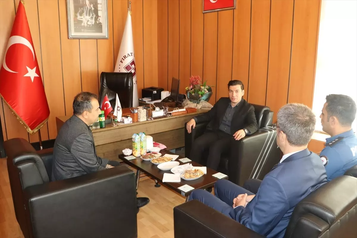 Keban Kaymakamı Furkan Atalık Fırat Üniversitesi'ni Ziyaret Etti