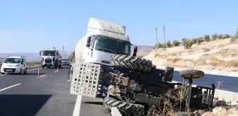Kilis'te Beton Mikseri ile Traktör Çarpıştı: 1 Yaralı