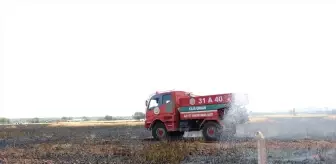 Kilis'te Buğday Tarlasında Yangın: 150 Dönüm Zarar Gördü