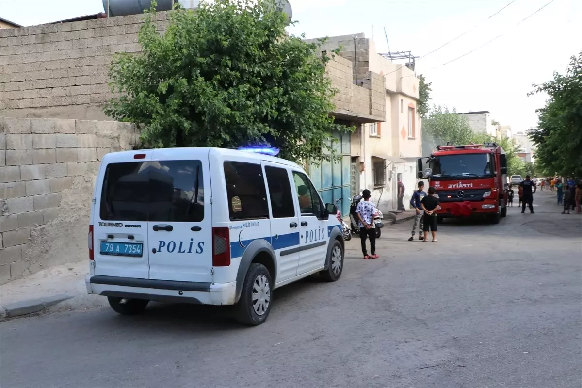 Kilis'te Evde Yangın Çıktı