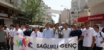 Kilis'te 'Sağlıklı Genç Haftası' Etkinlikleri Kapsamında Yürüyüş Düzenlendi