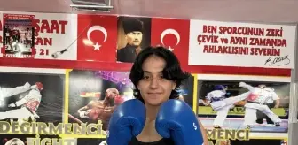 Milli Sporcu Aslıhan Yılmaz, Avrupa Kick Boks Şampiyonası'na Hazırlanıyor