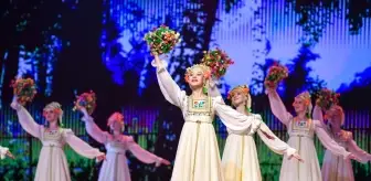 Bişkek'te 5. Uluslararası Çocuk Folklor Festivali Başladı
