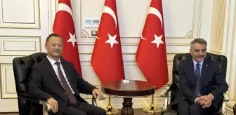 Kırgızistan'ın Ankara Büyükelçisi Kazakbaev'den Yozgat Valisi Özkan'a ziyaret