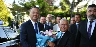 Kırgızistan Büyükelçisi Kazakbayev Kayseri'de