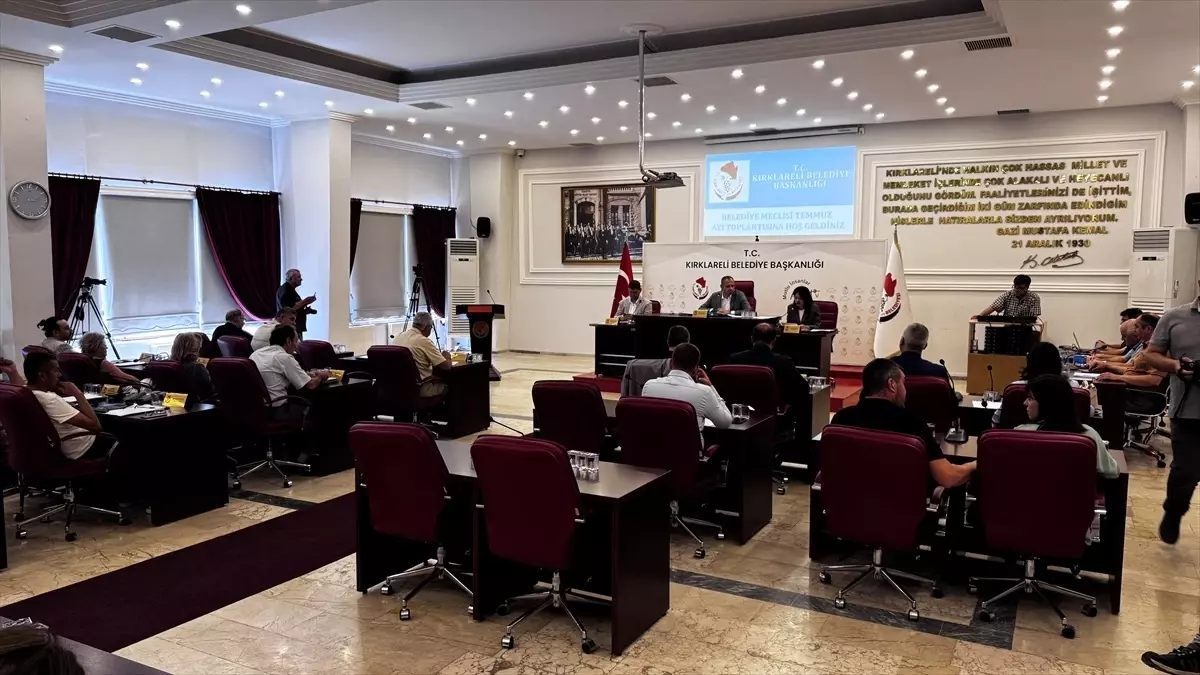 Kırklareli Belediye Meclisi'nde Taşınmaz Devirleri Gündeme Geldi