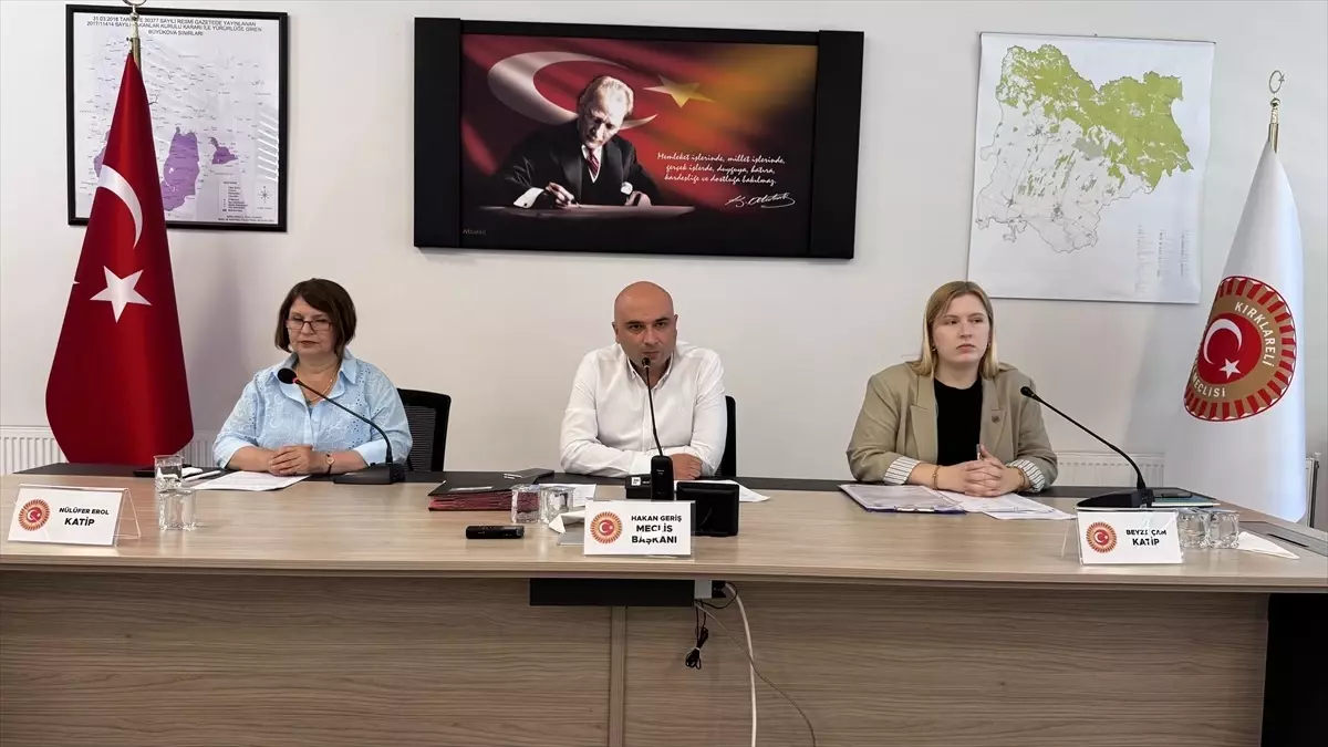 Kırklareli İl Genel Meclisi haziran ayı toplantıları başladı
