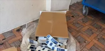 Kırklareli'nde Kaçak Tütün Operasyonu: 17 Bin Makaron ve 7 Kilogram Tütün Ele Geçirildi