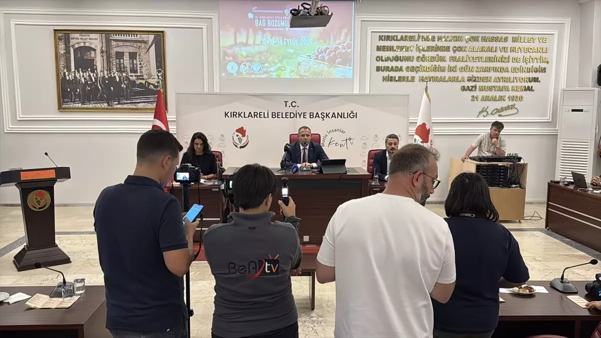 16. Kırklareli Yayla Bolluk, Bereket, Hasat ve Bağ Bozumu Şenlikleri 12-14 Eylül'de