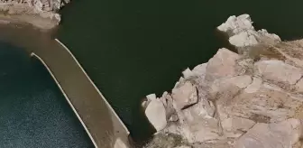 Kırklareli Barajı'nda Kuraklık Nedeniyle Çağlayan Köprüsü Gün Yüzüne Çıktı