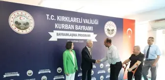 Kırklareli'nde Kurban Bayramı Bayramlaşma Programı Düzenlendi
