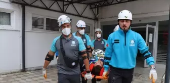 Kırklareli'nde Afet Sağlık Grubu Tatbikatı Gerçekleştirildi