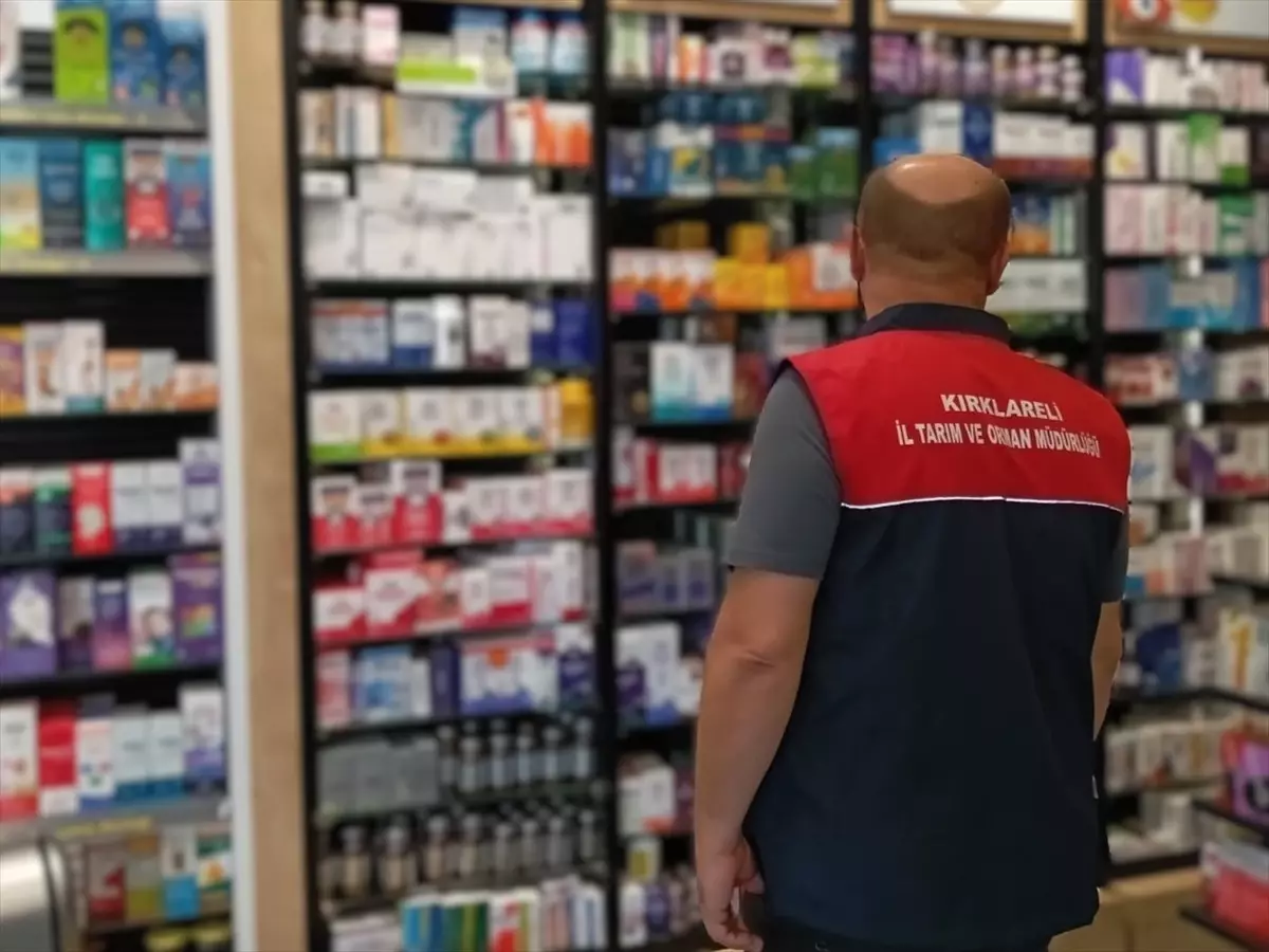 Kırklareli'nde Eczanelere Denetim