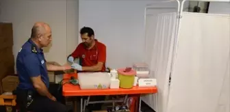 Kırklareli Emniyet Müdürlüğü Personeli Kan Bağışında Bulundu