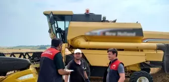 Kırklareli'de Hasat Kontrol Çalışmaları Devam Ediyor