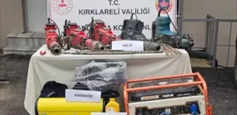 Kırklareli'nde Kaçak Kazı ve Uyuşturucu Operasyonu: 9 Gözaltı