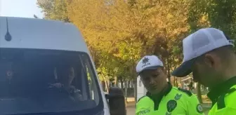 Kırklareli'nde Okul Servis Araçlarına Denetim